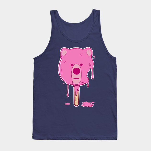 Melting Bear Ice Cream Tank Top by ArtDiggs